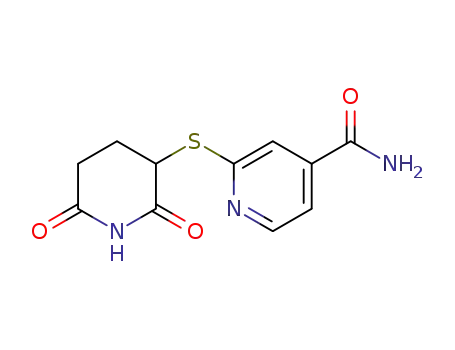 2-((2,6-dioxopiperidin-3-yl)thio)isonicotinamide