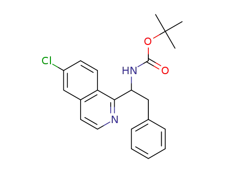 tert-butyl (1-(6-chloroisoquinolin-1-yl)-2-phenylethyl)carbamate