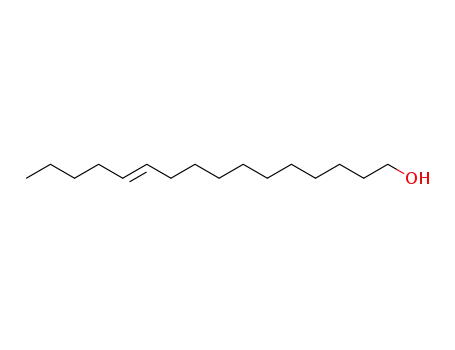 Molecular Structure of 61301-56-2 ((E)-hexadec-11-en-1-ol)