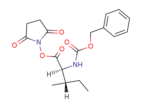 N-(Phenylmethoxycarbonyl)-L-isoleucine 2,5-dioxo-1-pyrrolidinyl ester