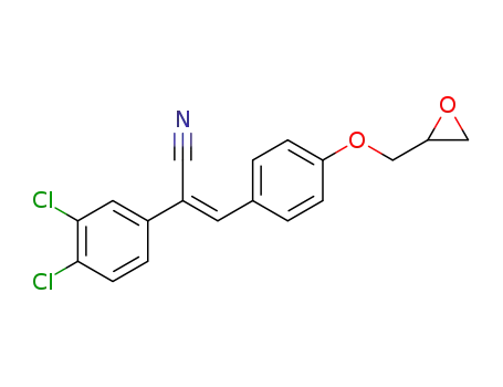 (Z)-2-(3,4-dichlorophenyl)-3-(4-(oxiran-2-ylmethoxy)phenyl)acrylonitrile