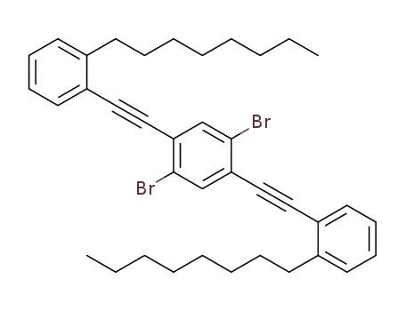2,2'-((2,5-dibromo-1,4-phenylene)bis(ethyne-2,1-diyl))bis(octylbenzene)