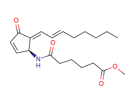 methyl 6-(((S,E)-5-((E)-oct-2-en-1-ylidene)-4-oxocyclopent-2-en-1-yl)amino)-6-oxohexanoate