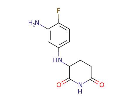 3-((3-amino-4-fluorophenyl)amino)piperidine-2,6-dione