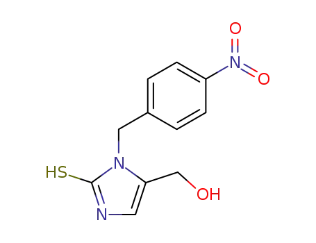 Molecular Structure of 114772-19-9 (4-HYDROXYMETHYL-3-(4-NITRO-BENZYL)-2-MERCAPTO-3H-IMIDAZOLE)