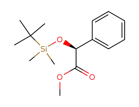 Methyl (S)-(+)-α-<<(1,1-dimethylethyl)dimethylsilyl>oxy>-α-phenylacetate