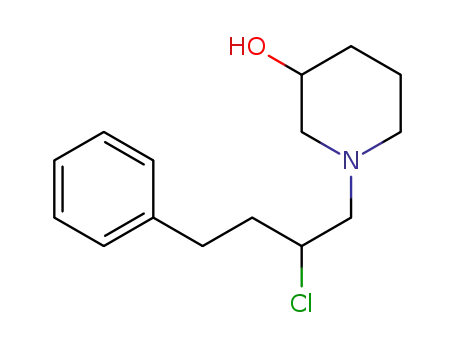 1-(2-chloro-4-phenylbutyl)piperidin-3-ol