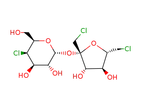 Molecular Structure of 56038-13-2 (Sucralose)