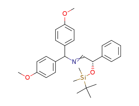 [Bis-(4-methoxy-phenyl)-methyl]-[(S)-2-(tert-butyl-dimethyl-silanyloxy)-2-phenyl-eth-(E)-ylidene]-amine