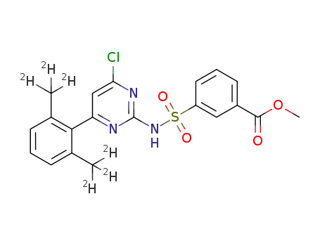 methyl 3-[[4-[2,6-bis(trideuteriomethyl)phenyl]-6-chloropyrimidin-2-yl] sulfamoyl] benzoate