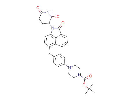tert-butyl 4-[4-[[1-(2,6-dioxo-3-piperidyl)-2-oxobenzo[cd]indol-6-yl]methyl]phenyl]piperazine-1-carboxylate