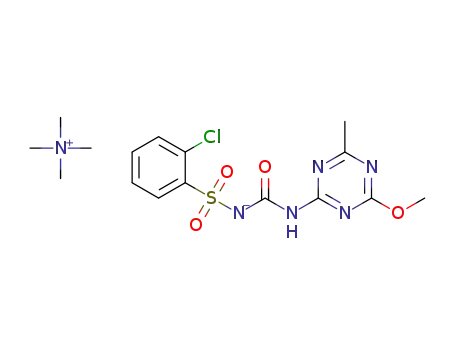 tetramethylammonium chlorsulfuron