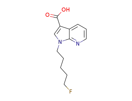 1-(5-fluoropentyl)-1H-pyrrolo[2,3-b]pyridine-3-carboxylic acid