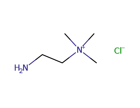 Molecular Structure of 10256-43-6 (Ethanaminium,2-amino-N,N,N-trimethyl-, chloride (1:1))