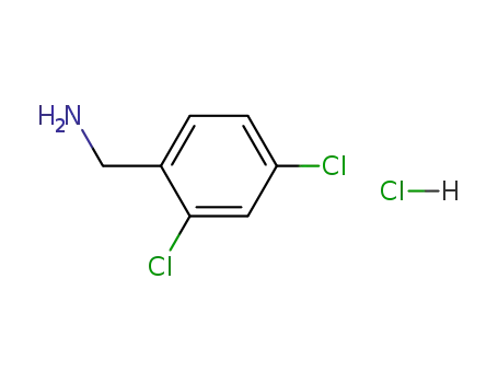 Molecular Structure of 73728-66-2 ((2,4-dichlorophenyl)methanaminium chloride)