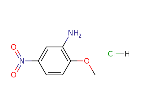 Molecular Structure of 67827-72-9 (2-Methoxy-5-nitroaniline hydrochloride)