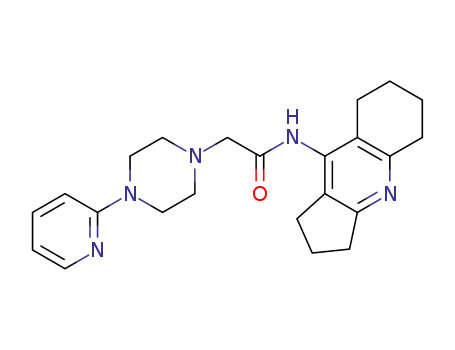 N-(2,3,5,6,7,8-hexahydro-1H-cyclopenta[b]quinolin-9-yl)-2-(4-(pyridin-2-yl)piperazin-1-yl)acetamide