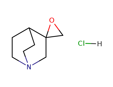 Spiro[1-azabicyclo[2.2.2]octane-3,2'-oxirane],hydrochloride (1:1) 64168-68-9