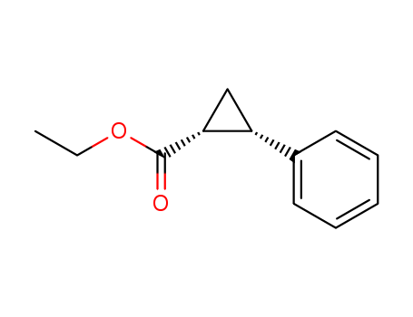 Cyclopropanecarboxylic acid, 2-phenyl-, ethyl ester, (1R,2S)-rel-