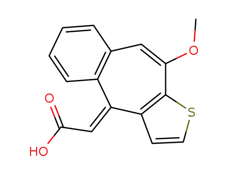 (E)-(10-methoxy-4H-benzo[4,5]cyclohepta[1,2-b]thiophen-4-ylidene)acetic acid