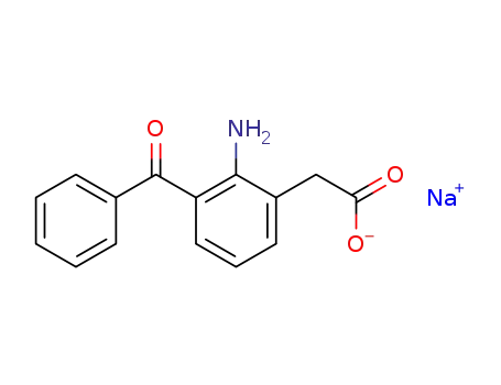 Molecular Structure of 61941-56-8 (2-(2-amino-3-benzoyl-phenyl)acetic acid)