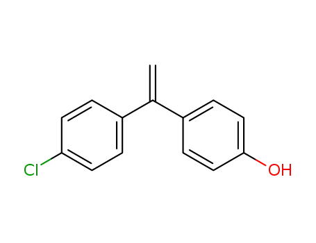Molecular Structure of 110203-93-5 (Phenol, 4-[1-(4-chlorophenyl)ethenyl]-)