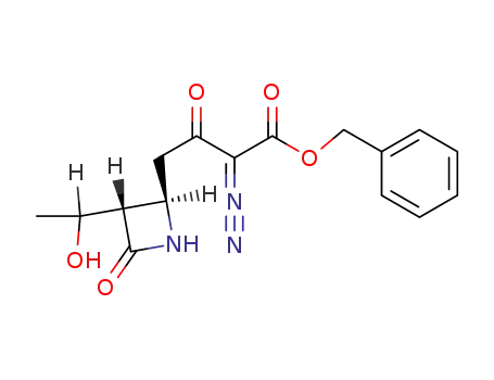 (3S,4R)-3-[(R)-1-hydroxyethyl]-4-[3-benzyloxycarbonyl-2-oxo-3-diazopropyl] azetidin-2-one
