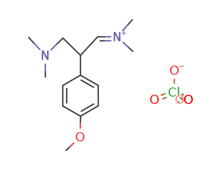 2-(p-Methoxyphenyl)-3-dimethylaminopropenylidenedimethylamine perchlorate