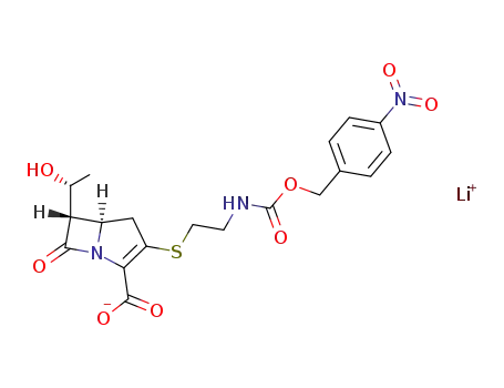 N-<<(p-nitrobenzyl)oxy>carbonyl>thienamycin lithium salt