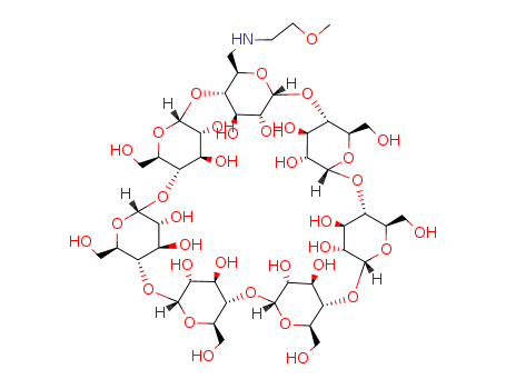 6alpha-Deoxy-6a-[(2-methoxyethyl)amino]- beta-cyclodextrin