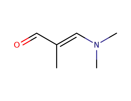 Molecular Structure of 920518-65-6 (2-Propenal, 3-(dimethylamino)-2-methyl-, (2E)-)