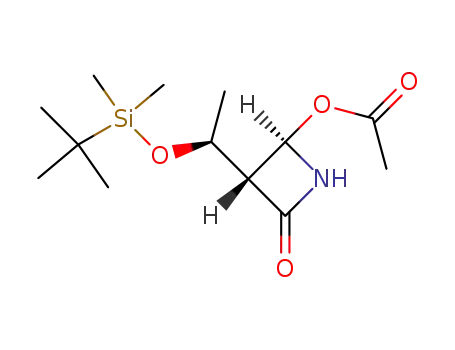 (3R,4R)-4-acetoxy-3-<(S)-1-(tert-butyldimethylsilyloxy)ethyl>-2-azetidinone