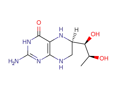 Molecular Structure of 62989-33-7 ((6R,S)-5,6,7,8-TETRAHYDRO-L-BIOPTERIN DIHYDROCHLORIDE)