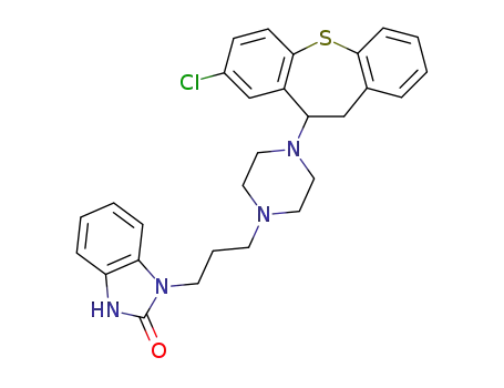 1-(3-(4-(8-chloro-10,11-dihydrodibenzothiepin-10-yl)-1-piperazinyl)propyl)-1,3-dihydro-2H-benzimidazol-2-one