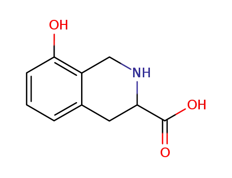 8-hydroxy-1,2,3,4-tetrahydro-3-isoquinoline carboxylic acid