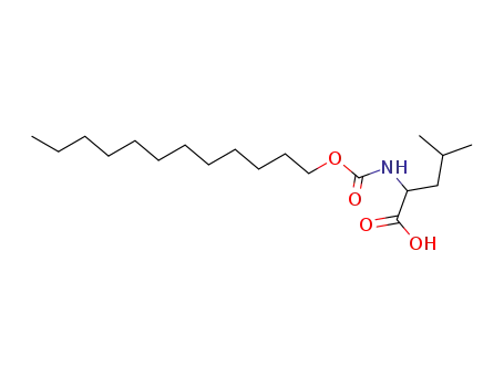 2-Dodecyloxycarbonylamino-4-methyl-pentanoic acid