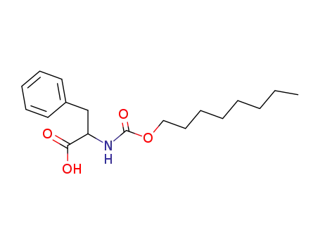 2-Octyloxycarbonylamino-3-phenyl-propionic acid