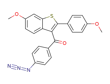 3-(4-Azidobenzoyl)-6-methoxy-2-(4-methoxyphenyl)benzothiophene