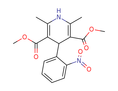 3,5-Pyridinedicarboxylic acid, 1,4-dihydro-2,6-dimethyl-4-(2-nitrophenyl)-, dimethyl ester(21829-25-4)