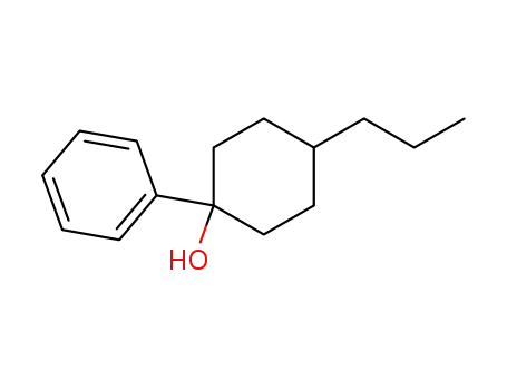 Molecular Structure of 88069-94-7 (Cyclohexanol, 1-phenyl-4-propyl-)