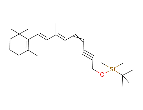 tert-Butyl-dimethyl-[(4Z,6E,8E)-7-methyl-9-(2,6,6-trimethyl-cyclohex-1-enyl)-nona-4,6,8-trien-2-ynyloxy]-silane