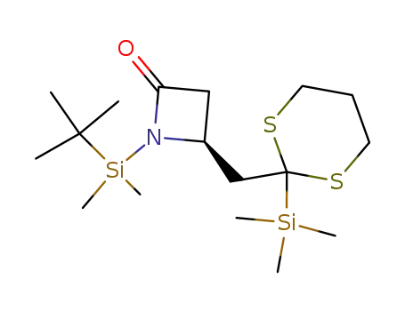 (S)-1-(tert-Butyl-dimethyl-silanyl)-4-(2-trimethylsilanyl-[1,3]dithian-2-ylmethyl)-azetidin-2-one