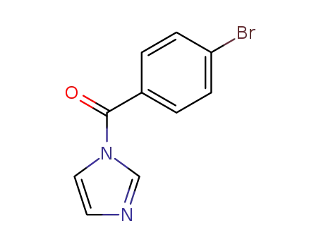 Molecular Structure of 82892-00-0 (1H-Imidazole, 1-(4-bromobenzoyl)-)