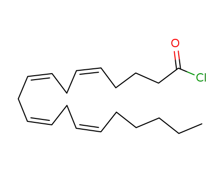 Molecular Structure of 57303-04-5 (ARACHIDONOYL CHLORIDE)