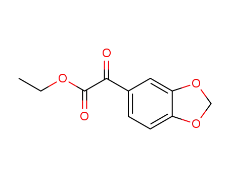 Molecular Structure of 86358-30-7 (ETHYL 3,4-METHYLENEDIOXYBENZOYLFORMATE)