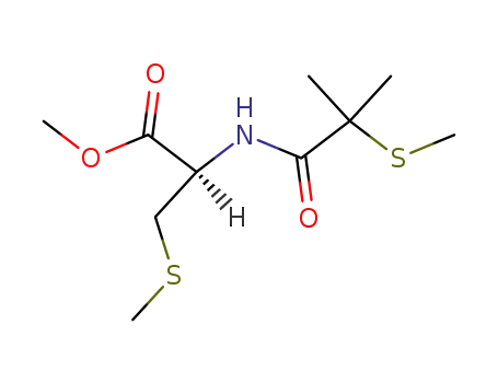 S-methyl-N-<2-methyl-2-(methylthio)propanoyl>-L-cysteine methyl ester