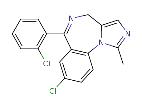 Molecular Structure of 59467-77-5 (Climazolam)