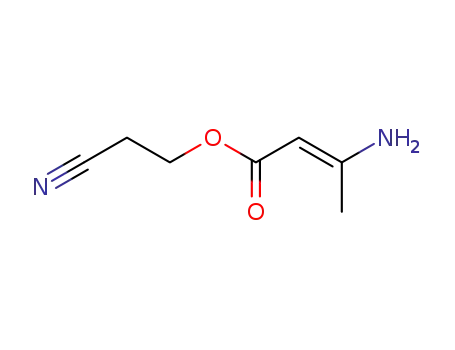 (E)-2-시아노에틸 3-아미노부트-2-에노에이트