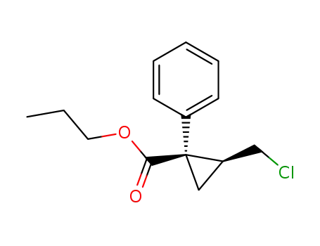 n-propyl (1R,2S/1S,2R)-2-(chloromethyl)-1-phenylcyclopropanecarboxylate