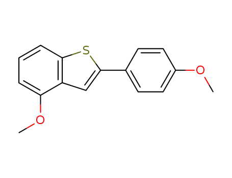 Molecular Structure of 90433-54-8 (Benzo[b]thiophene, 4-methoxy-2-(4-methoxyphenyl)-)